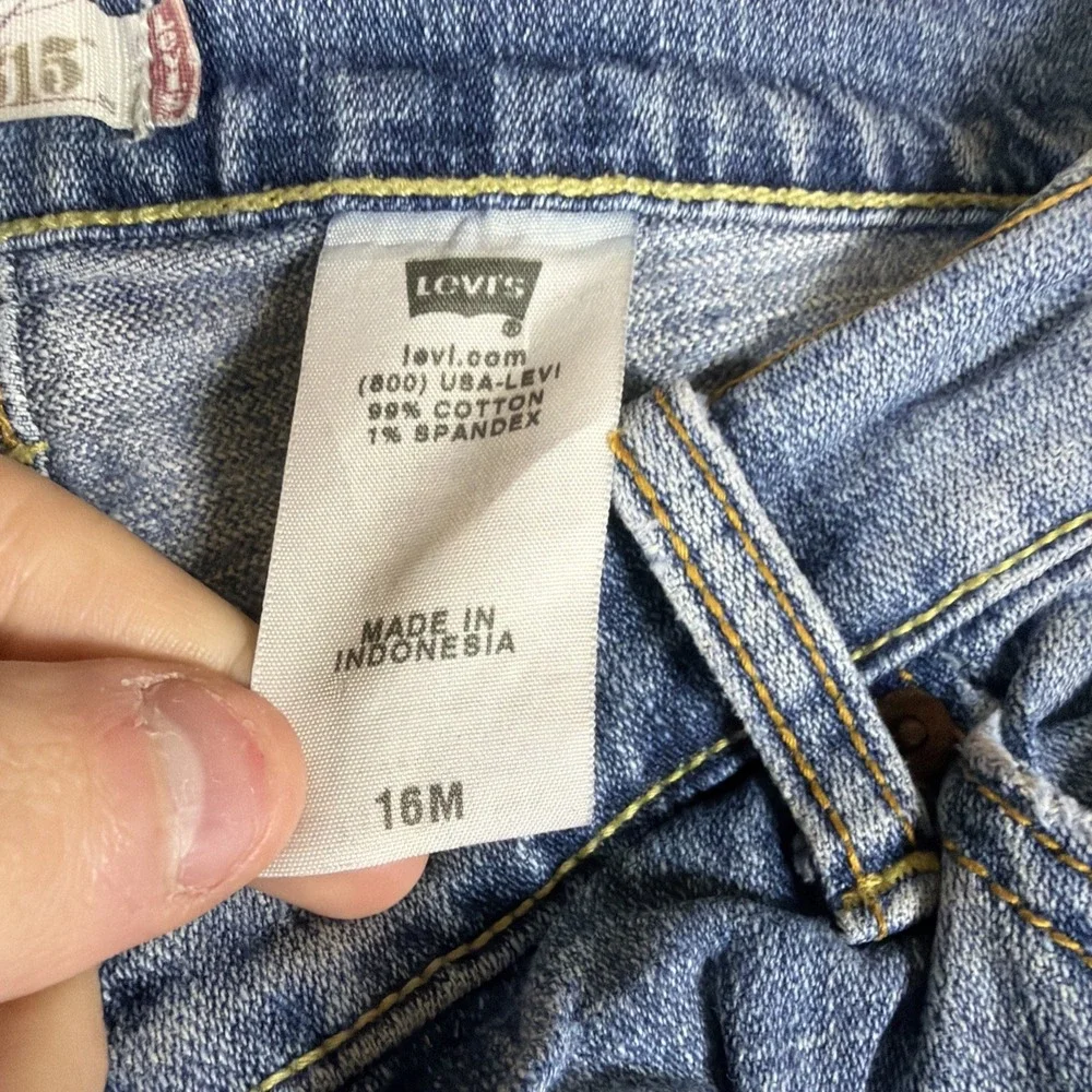 Levi's‎ Women's 515 Boot Cut Jeans Size 16M Light Wash Blue